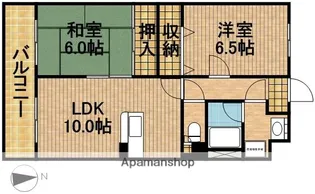 グランシャリオ【2階】の間取り