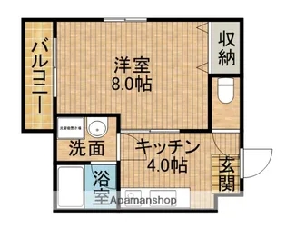 クラシオン【102号室】の間取り