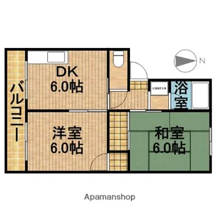たちばなハイツ【101号室】の間取り