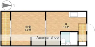 コーポいとうⅤ【1階】の間取り