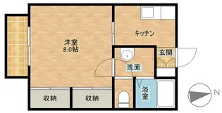 メゾンM’S【2階】の間取り