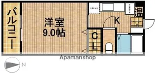 ハイツ173【4階】の間取り