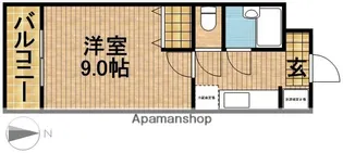 ウエスト・タウン・ハウスⅡ【2階】の間取り