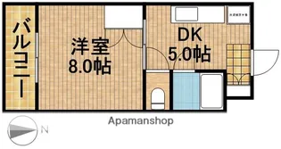ジュネスタウン【4階】の間取り