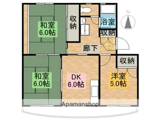 たかみマンション【3階】の間取り