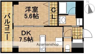 サザンストリート【2階】の間取り