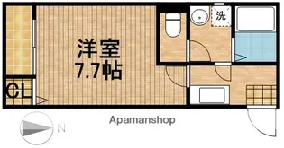 クレフラスト静岡大北【102号室】の間取り