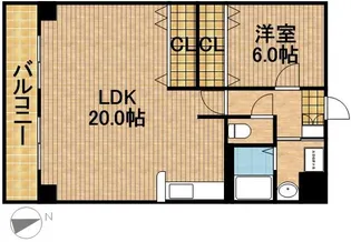 ルーチェ【5階】の間取り