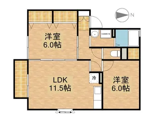 サンリール【2階】の間取り