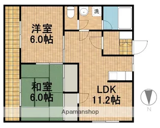 アビタ美吉Ⅵ【101号室】の間取り