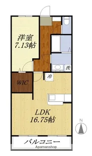 デュランタ愛野【4階】の間取り