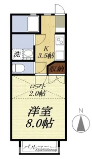 ルノワール【2階】の間取り