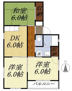 K’Sハウス【202号室】の間取り