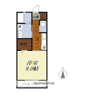 グランドゥール【2階】の間取り