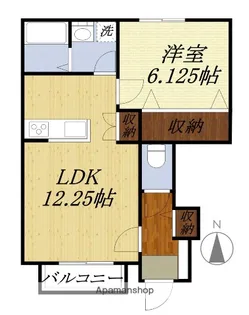 クローバーリーフ【1階】の間取り