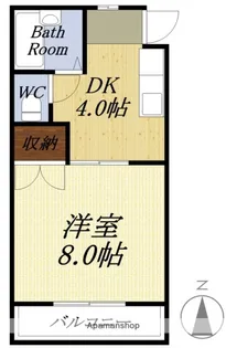リバストン【1階】の間取り