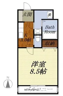 GRANDIR(グランディア)【5階】の間取り