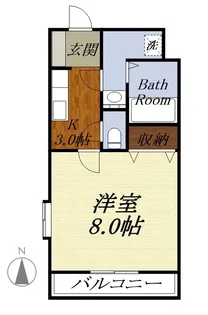 GRANDIR(グランディア)【3階】の間取り