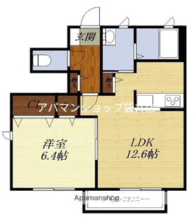 ローズパール【103号室】の間取り