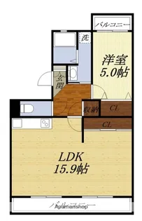 ルミエール【203号室】の間取り