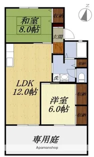 セジュールつばき【105号室】の間取り