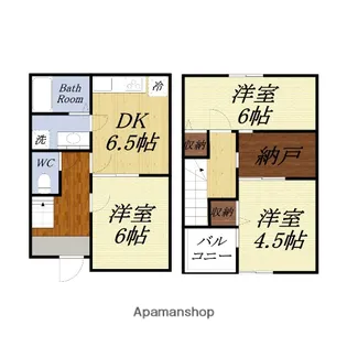 静岡県袋井市村松【タウンハウス】の間取り