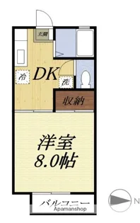 エスポワール【2階】の間取り