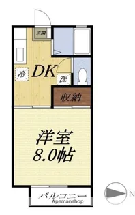 エスポワール【2階】の間取り