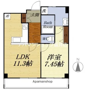 アーバンドゥエル’88【203号室】の間取り