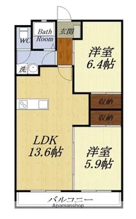 サンパティークK【3階】の間取り