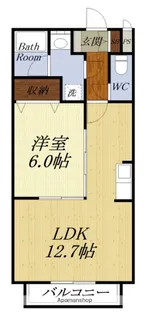 CRYSTAL PALACE【4階】の間取り