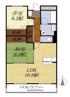 STAR DREAM(スタードリーム)【6階】の間取り