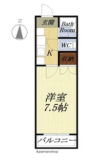 エスペランス【103号室】の間取り