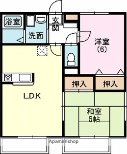 ヴィラコート【101号室】の間取り