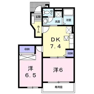 LIVERTY DREAM Ⅵ【1階】の間取り