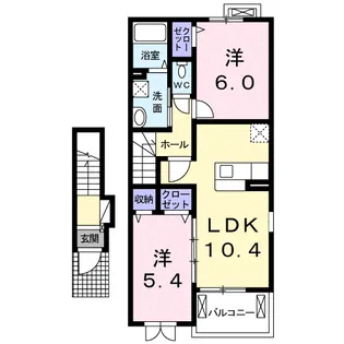 ヴィタ・ノーヴァ【2階】の間取り