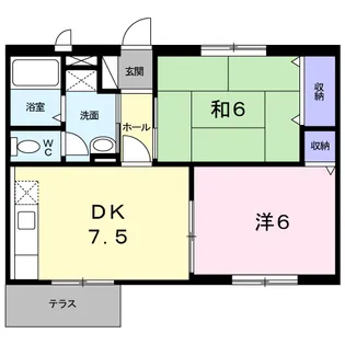 ピュアアネックス【1階】の間取り