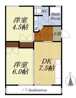 サンハイム幸【402号室】の間取り
