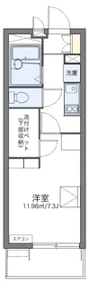 レオパレス松山【1階】の間取り