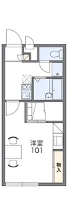 レオパレス清風【1階】の間取り