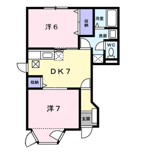 アルビオン C【1階】の間取り