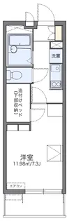 レオパレス吉原【306号室】の間取り