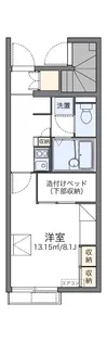 レオパレスきらり【1階】の間取り