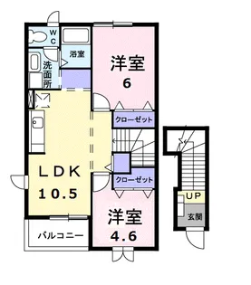 ルーナⅠ【2階】の間取り