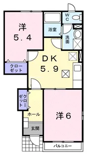ピーノ【1階】の間取り