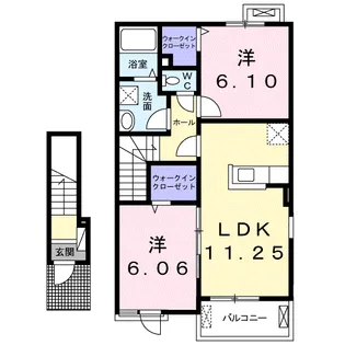 シエテ カミーノⅡ【2階】の間取り