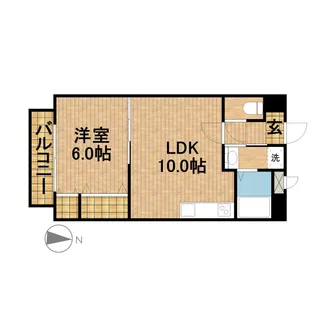 サフィール【1階】の間取り
