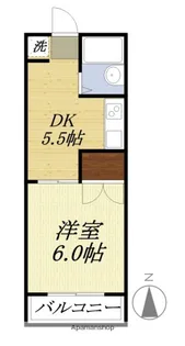 ピソ・メロン【7号室】の間取り