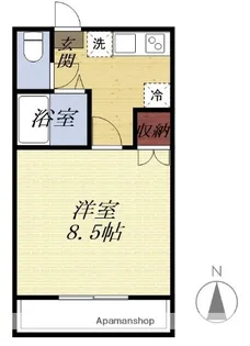 テクニコス【203号室】の間取り