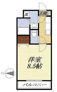 インターラーゲン【4階】の間取り